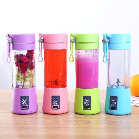 "Compact USB-Chargeable Fruit Juice Mixer for Kitchen - Mobile Blender"